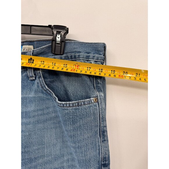 Ariat M2 Traditional Relaxed Boot Cut Blue Denim Mens 36x30 Western Rodeo - Picture 6 of 9